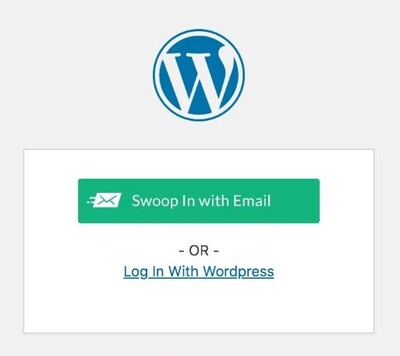Check out our favorite WordPress login plugin: Swoop.
