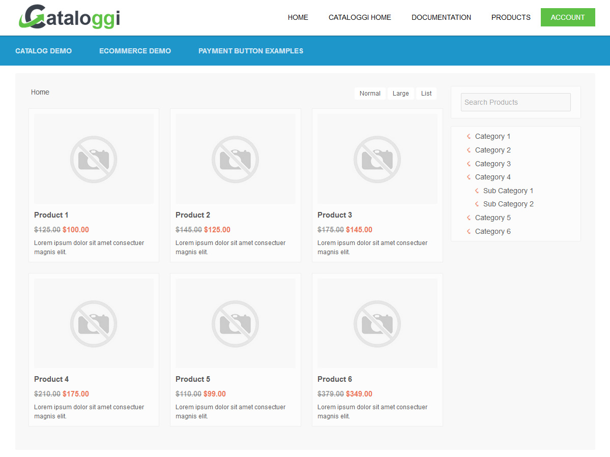 Create an online catalog with the WordPress e-commerce plugin Cataloggi.