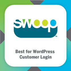 Swoop is the best WordPress eCommerce plugin for customer login.