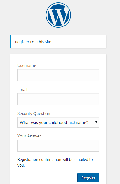 WP Security Questions is one of our favorite WordPress login plugins.