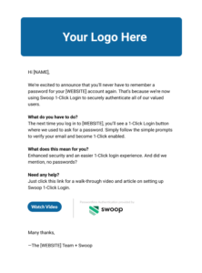 Generic email with video